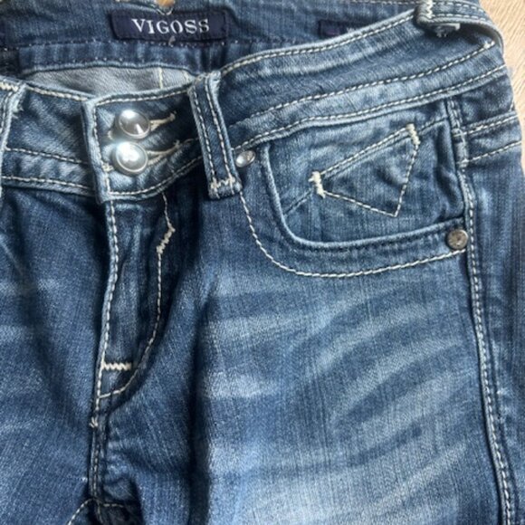 Western Jeans - Boot Cut - VIGOSS - Size 26 EUC - Picture 5 of 8